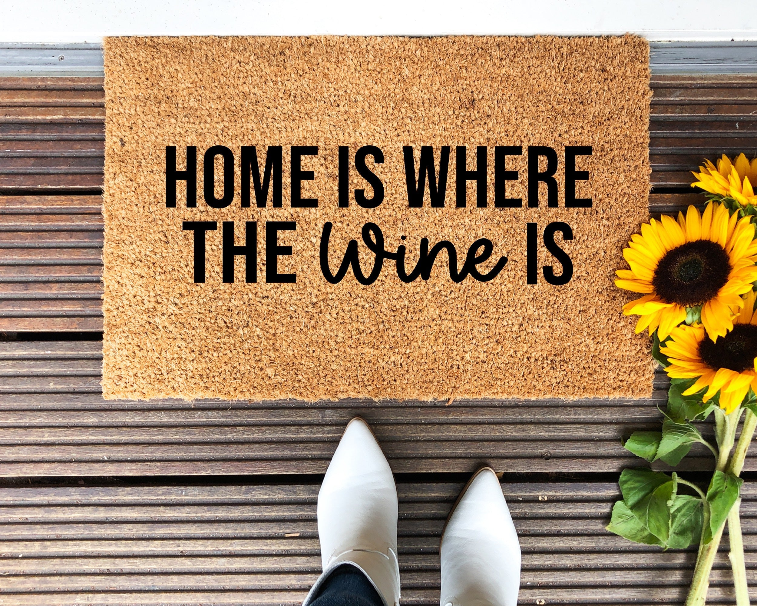 Home Is Where The Wine Is Doormat