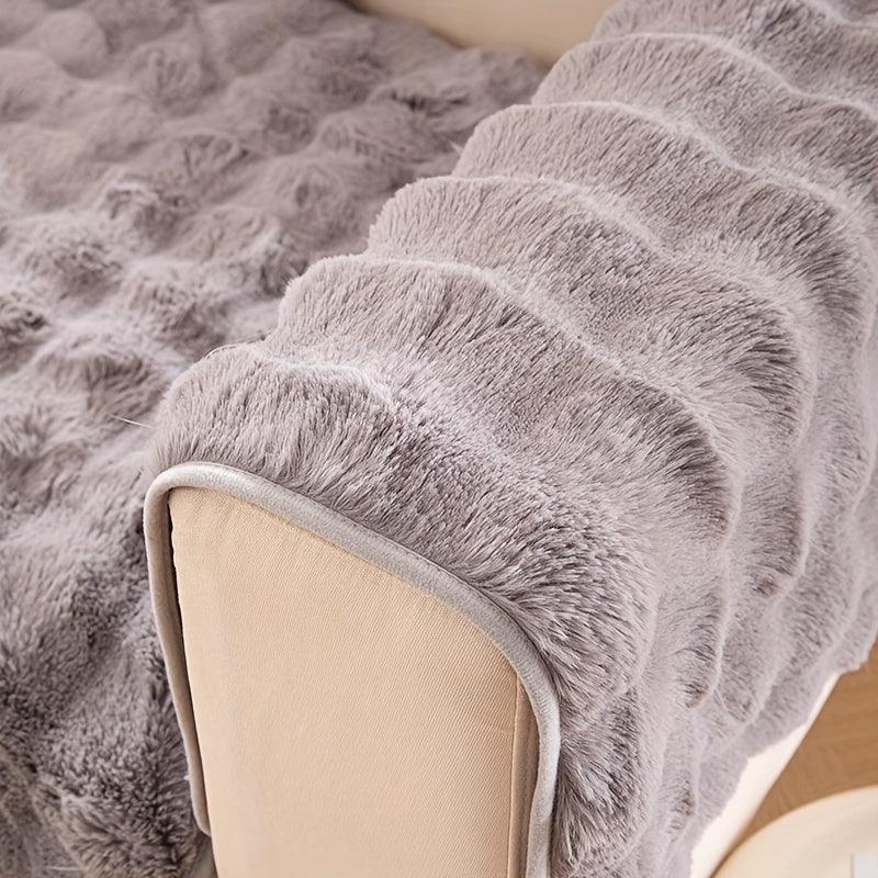 Molly Mutt Couch Cover - Soft, Cozy, and Non-Slip Plush Sofa Protector