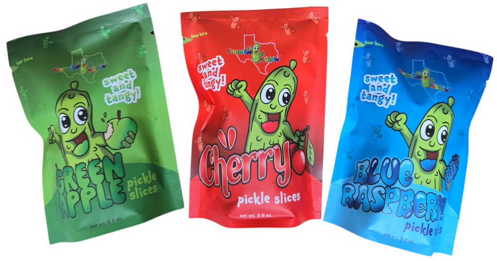 Cherry Snack Pack featuring: Cherry, Blue Raspberry, & Green Apple! 3 Pack